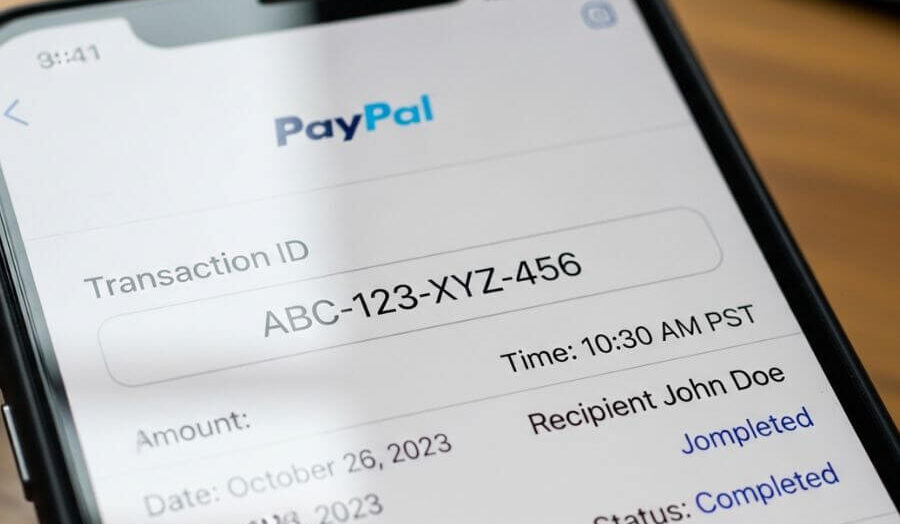 paypal transaction id