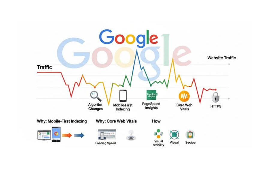 How Google Updates Affect Website Traffic