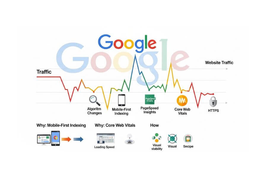 How Google Updates Affect Website Traffic