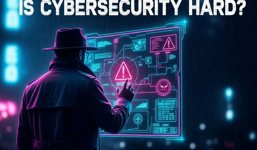 is cybersecurity hard​
