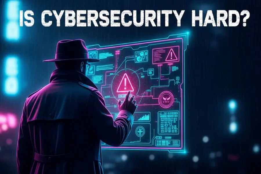 is cybersecurity hard​