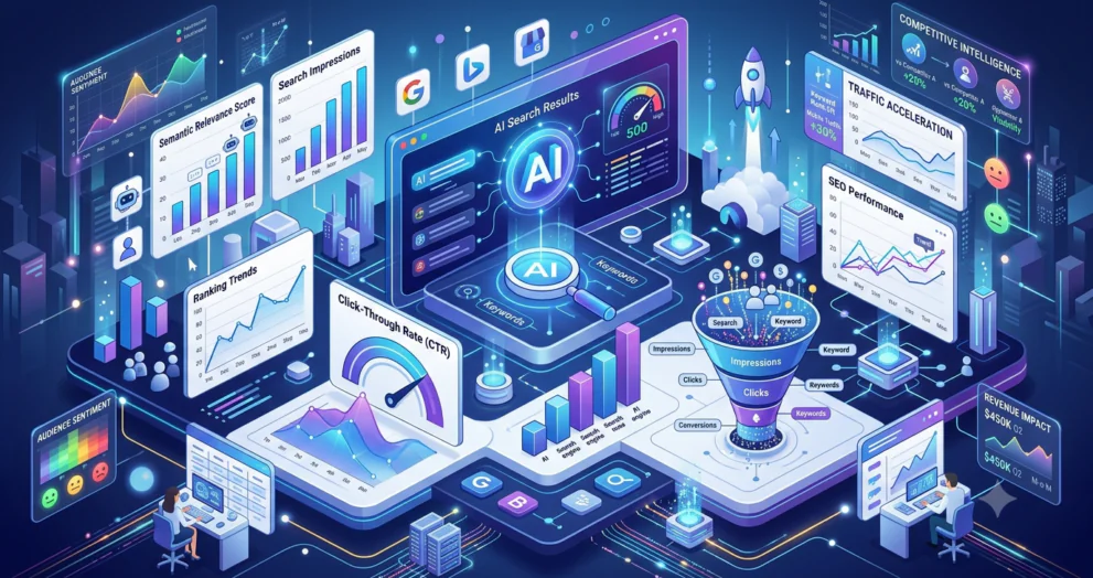 ai search visibility metrics kpis