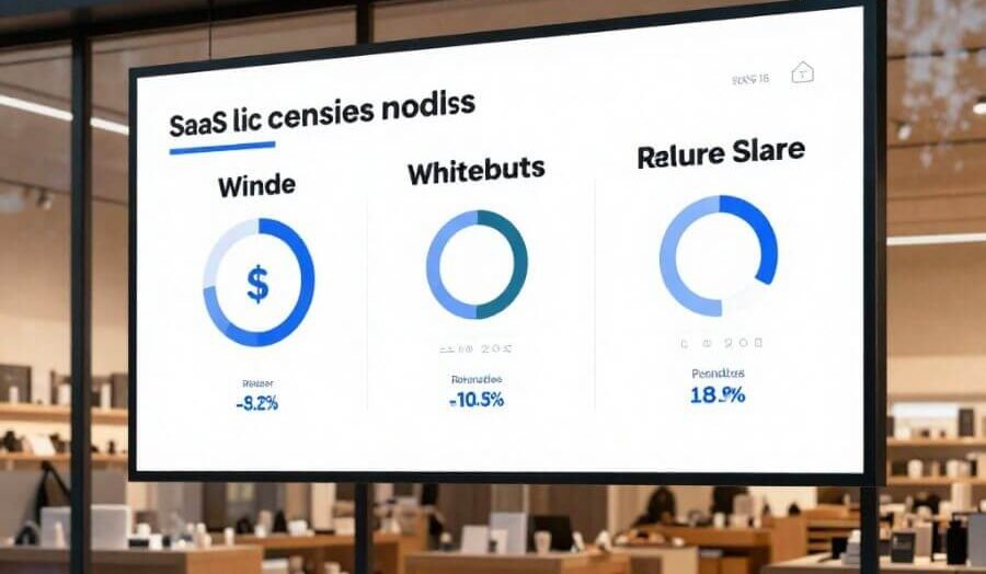 licensing model saas white label revenue share retail