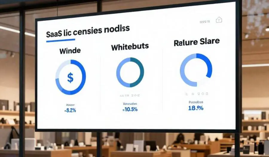 licensing model saas white label revenue share retail