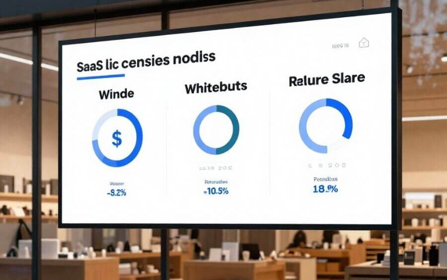 licensing model saas white label revenue share retail