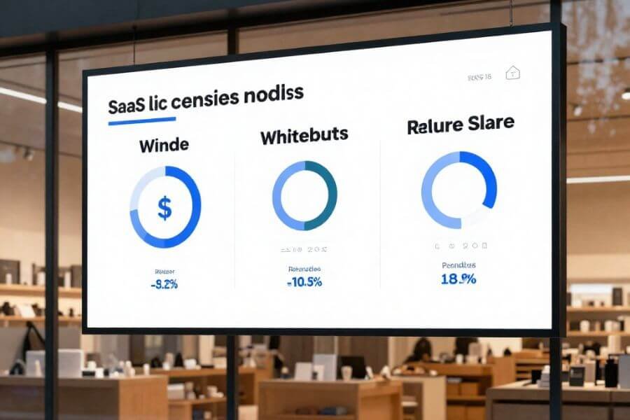 licensing model saas white label revenue share retail
